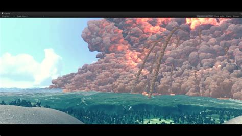 yellowstone volcano eruption simulation